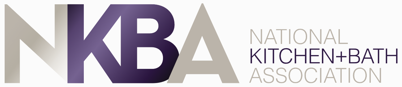 Logo of the National Kitchen and Bath Association with large purple and beige letters and small gray text